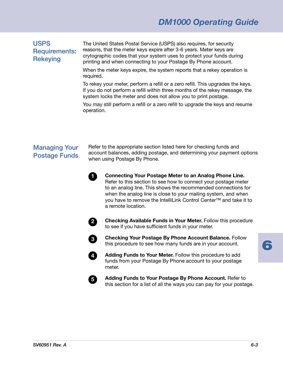 Dm1000 operating guide | Pitney Bowes DM1000 User Manual | Page 88 / 177