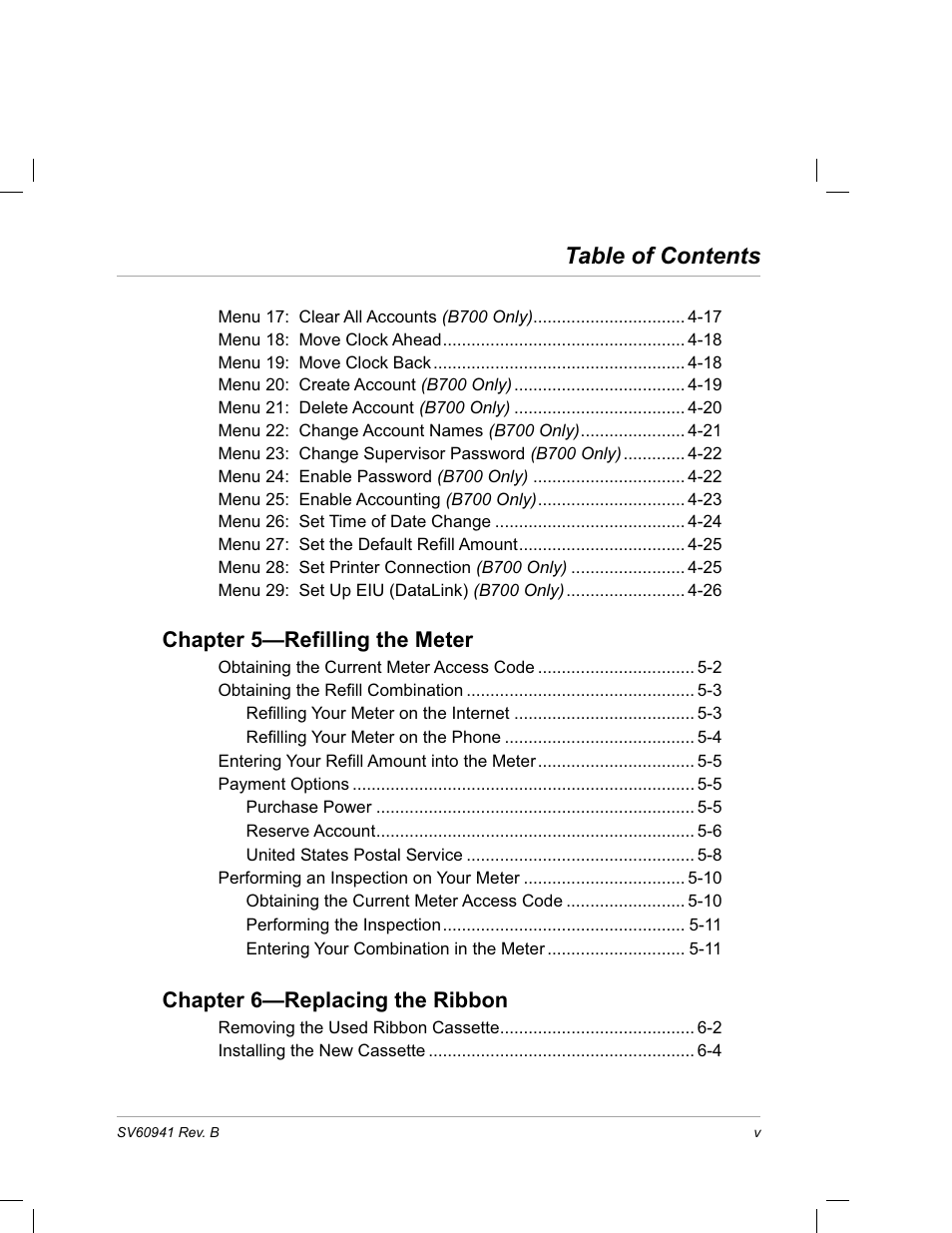 Pitney Bowes PostPerfect B700 User Manual | Page 6 / 96