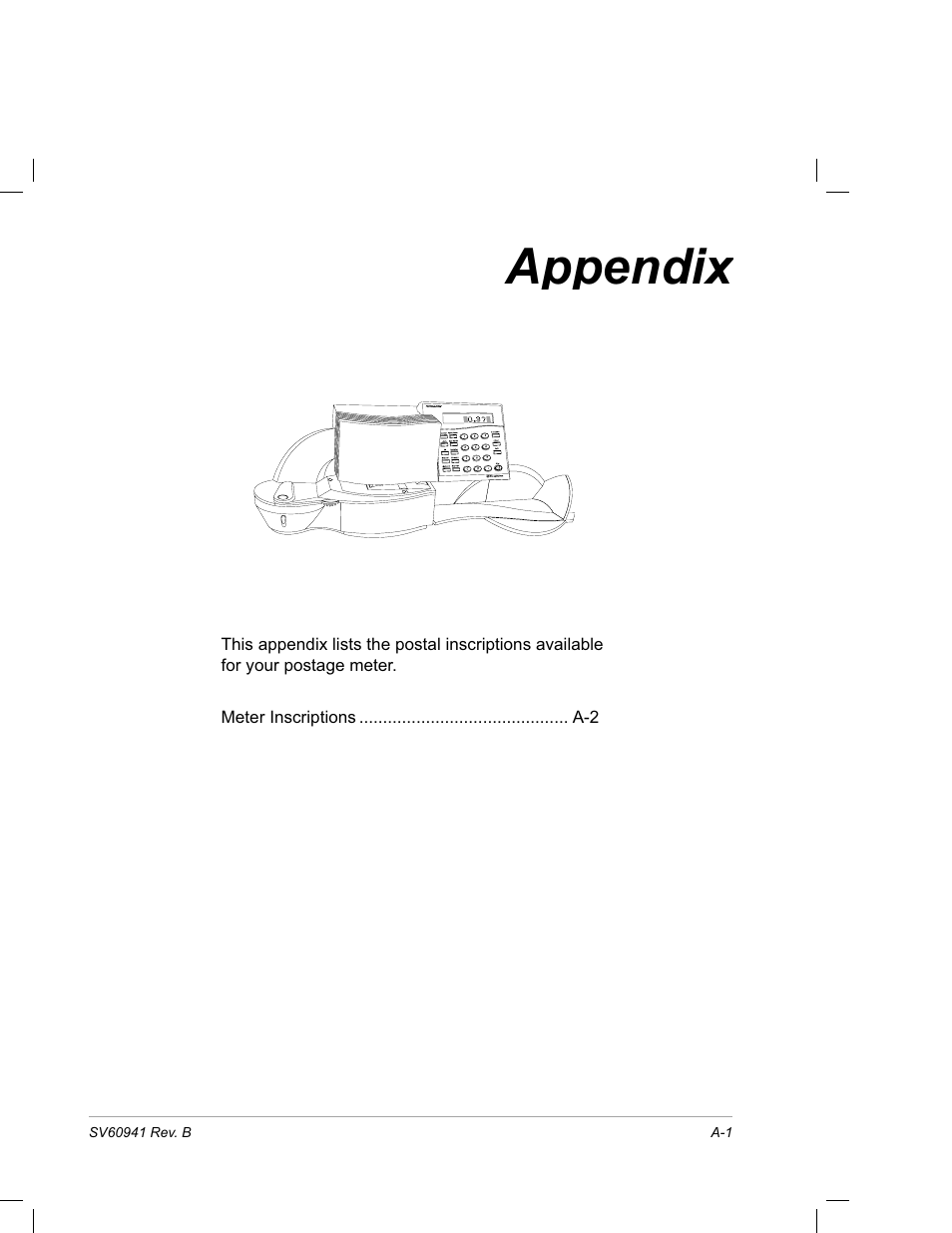 Appendix | Pitney Bowes PostPerfect B700 User Manual | Page 92 / 96