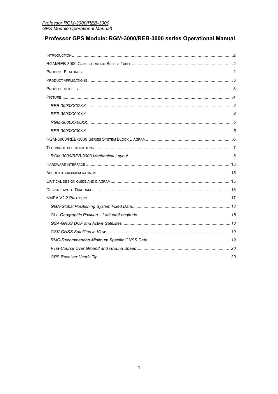 Professor Tech RGM-3000 Series User Manual | Page 2 / 22