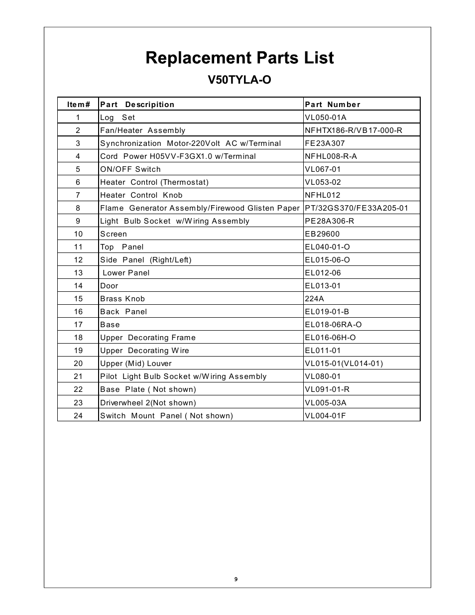 V50tyla-o | Procom V50TYLA-BC User Manual | Page 9 / 13