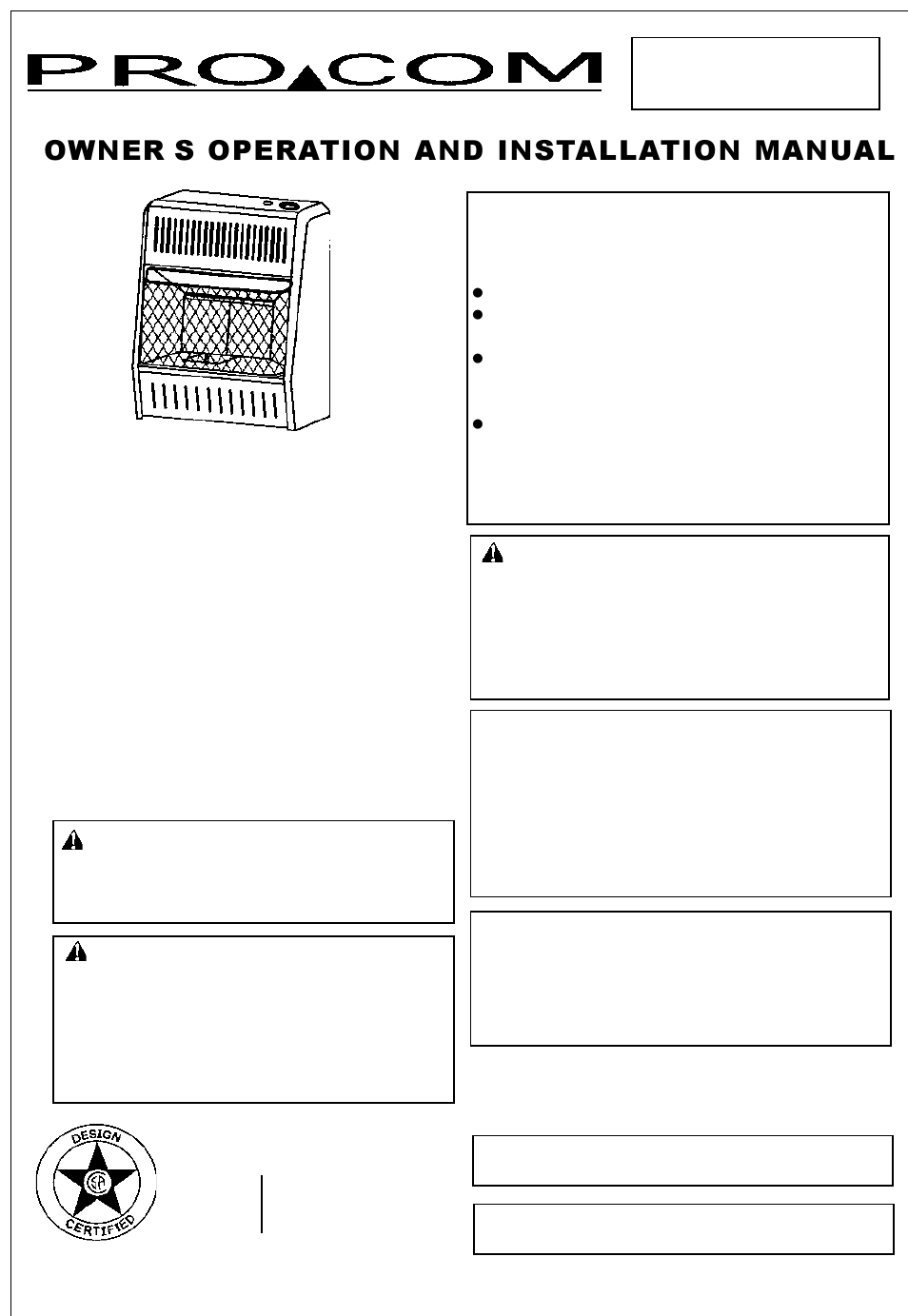 Procom ML060HPA User Manual | 23 pages