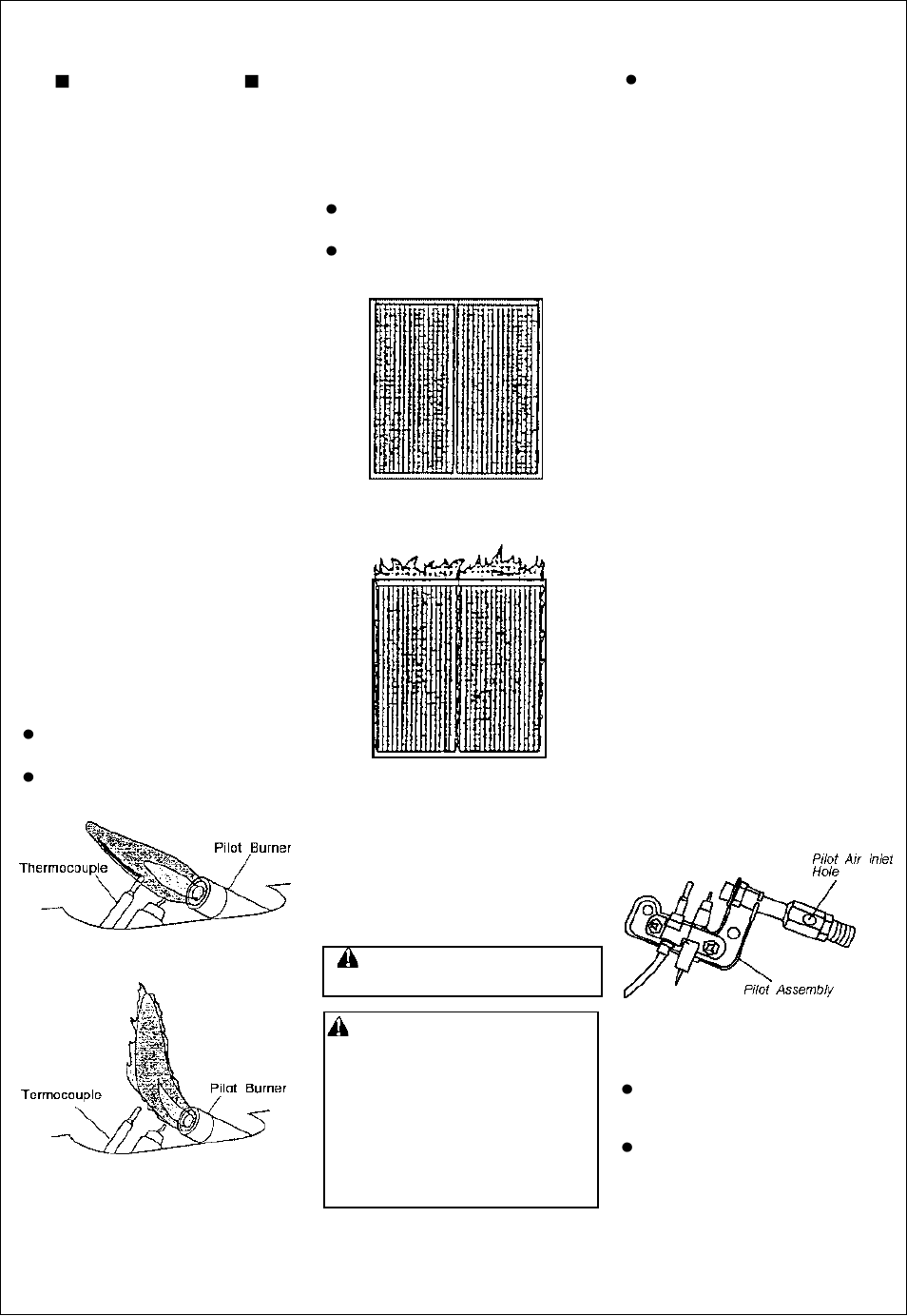 Inspecting burner, Cleaning and maintenance, Operating heater | Procom ML060HPA User Manual | Page 13 / 23