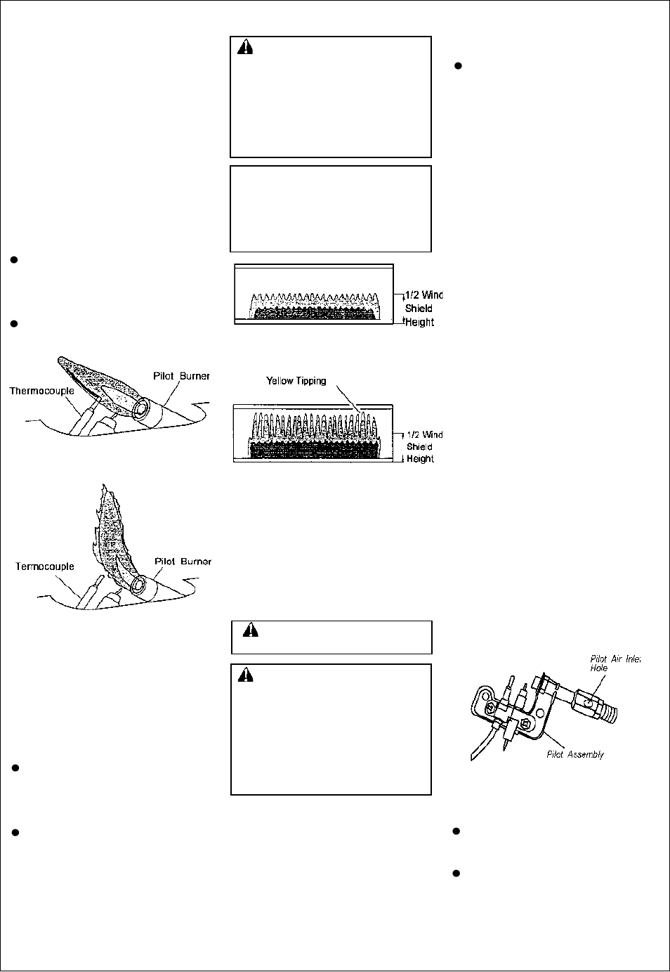 Inspecting burner, Cleaning and maintenance | Procom ML300HGA User Manual | Page 13 / 21