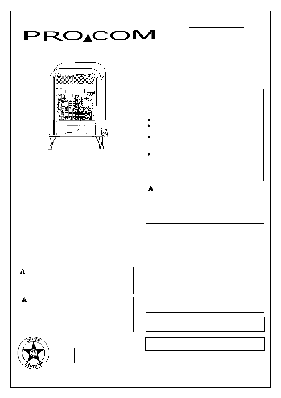 Procom SN250TYLA-D User Manual | 21 pages