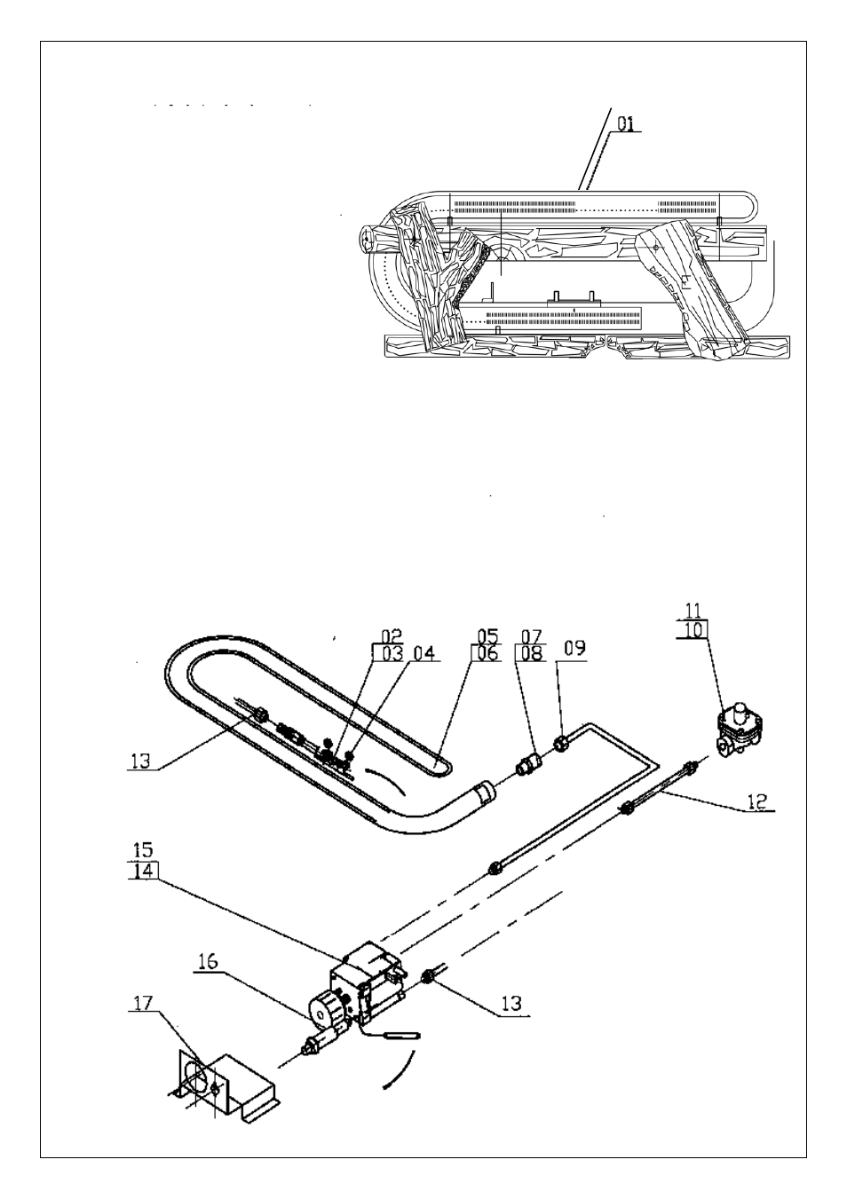 Illustrated parts breakdown | Procom SN250TYLA-D User Manual | Page 16 / 21
