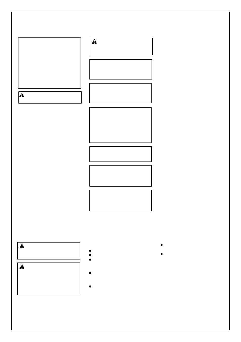 Safety information warnings | Procom SN250TYLA-D User Manual | Page 2 / 21