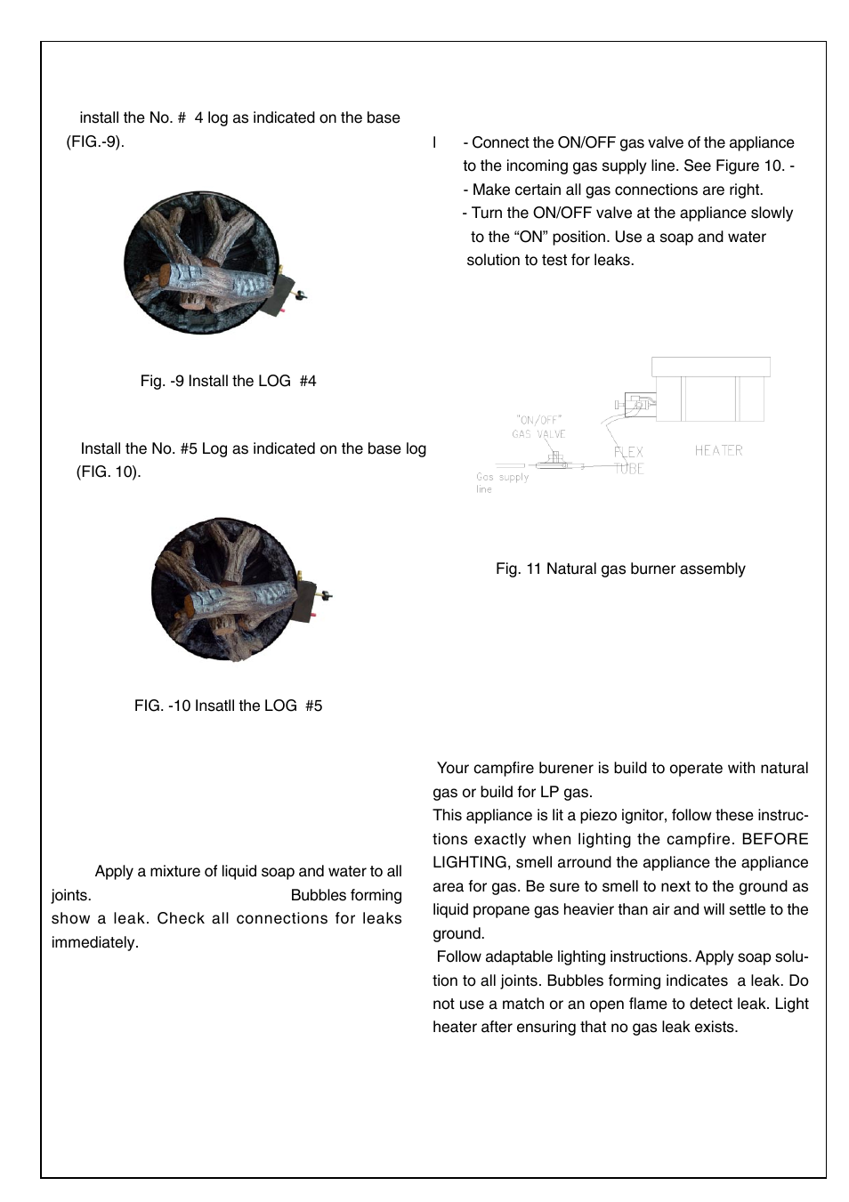 Operating heater, Installation (continue) | Procom PN750HYLA User Manual | Page 7 / 13