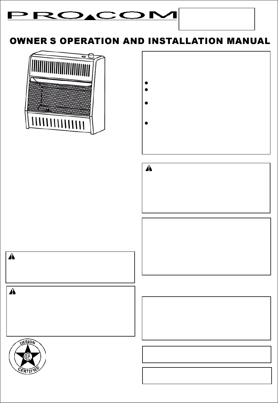 Procom ML300TBA User Manual | 21 pages