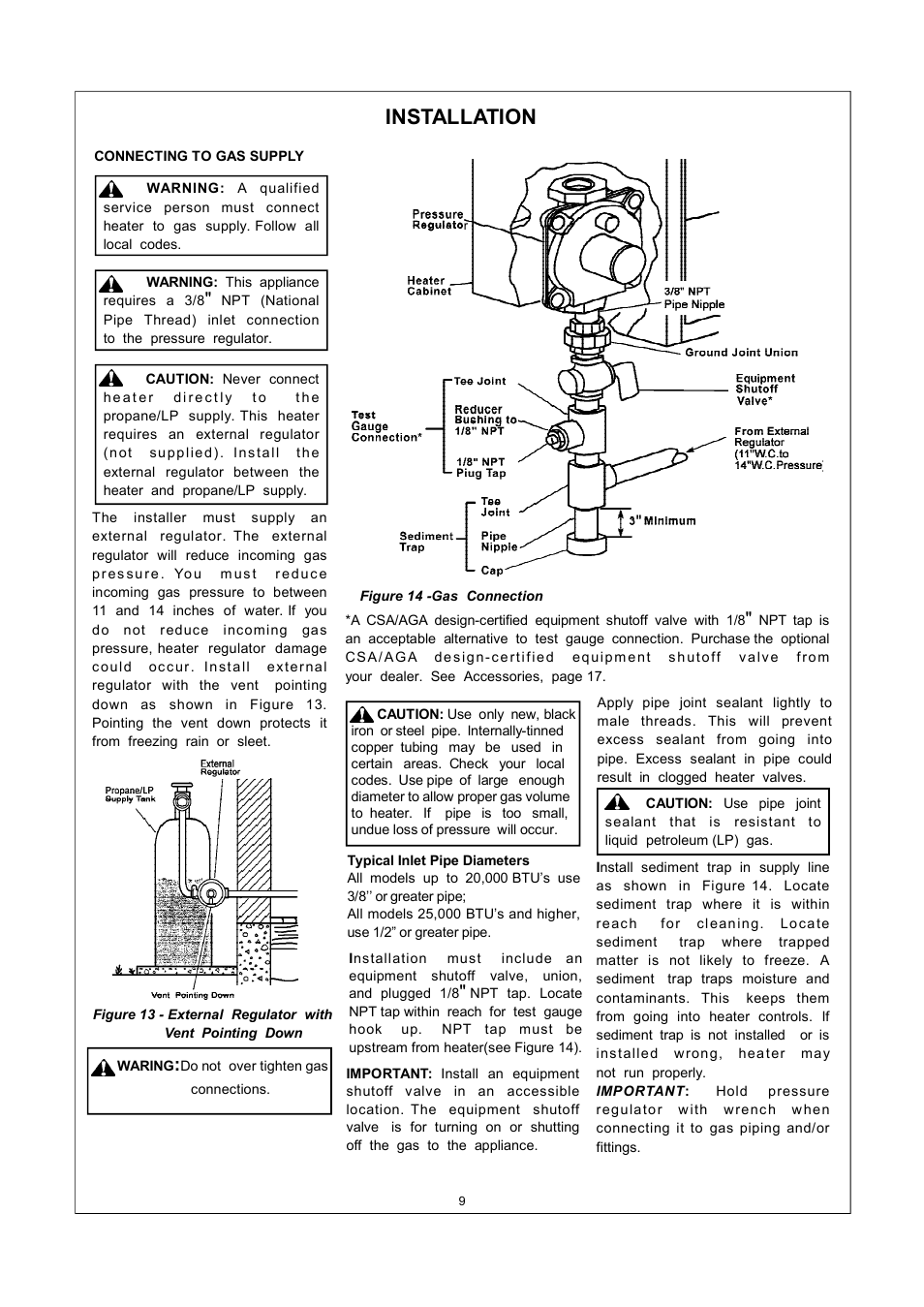 Installation | Procom ML150TPA User Manual | Page 9 / 25