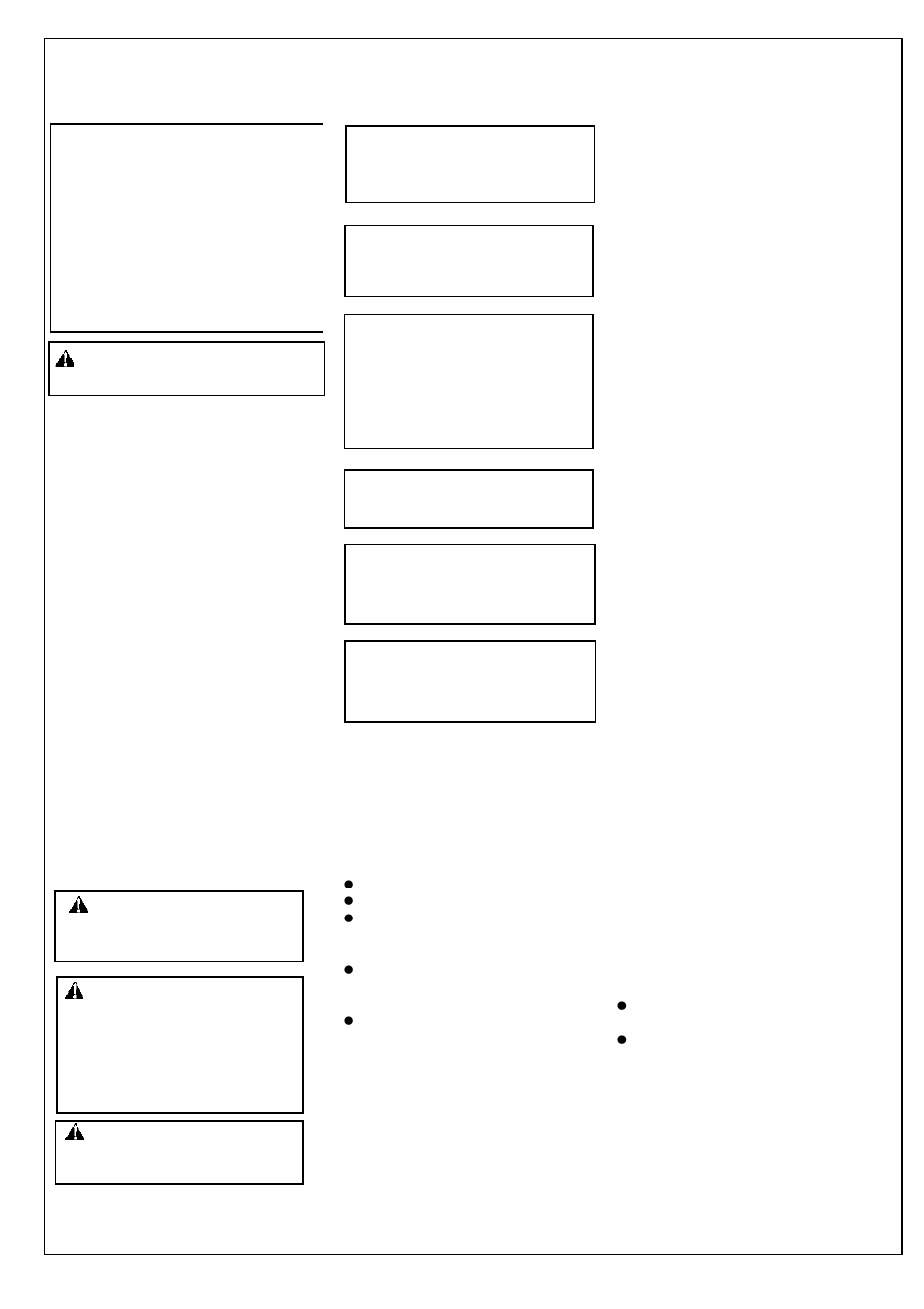 Safety information warnings | Procom EN250RYLB-O User Manual | Page 3 / 21