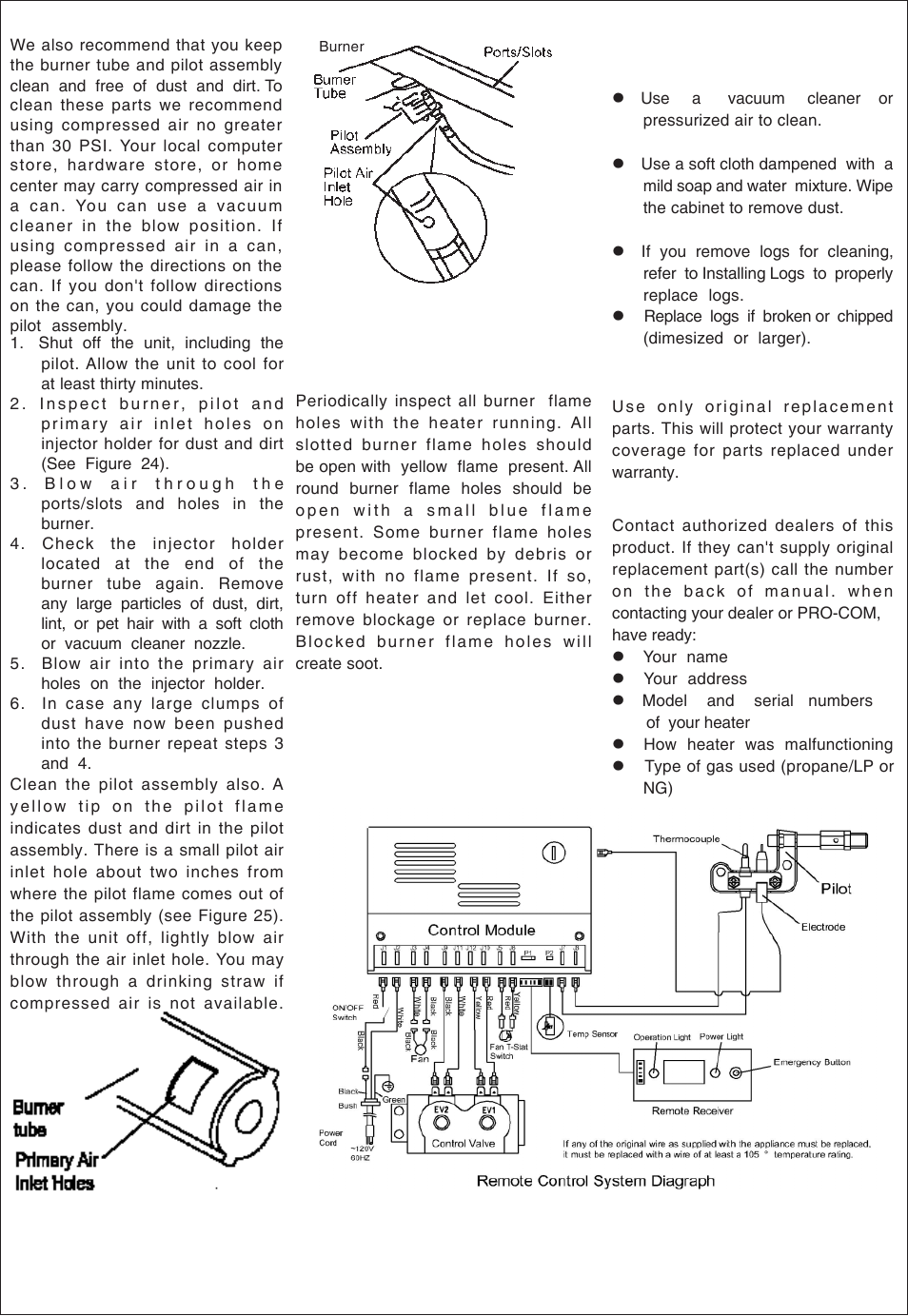 Cabinet | Procom QL300RYLA User Manual | Page 14 / 25