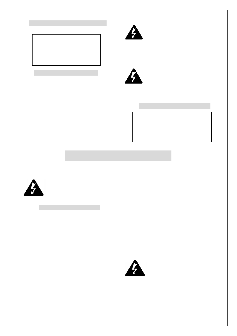 Service instructions | Procom V50HYLC User Manual | Page 4 / 11