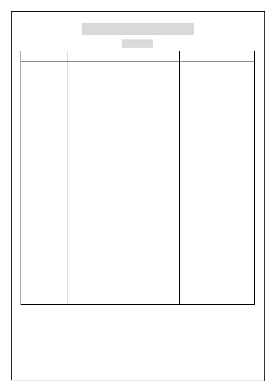 Replacement parts list, V50hylc | Procom V50HYLC User Manual | Page 8 / 11
