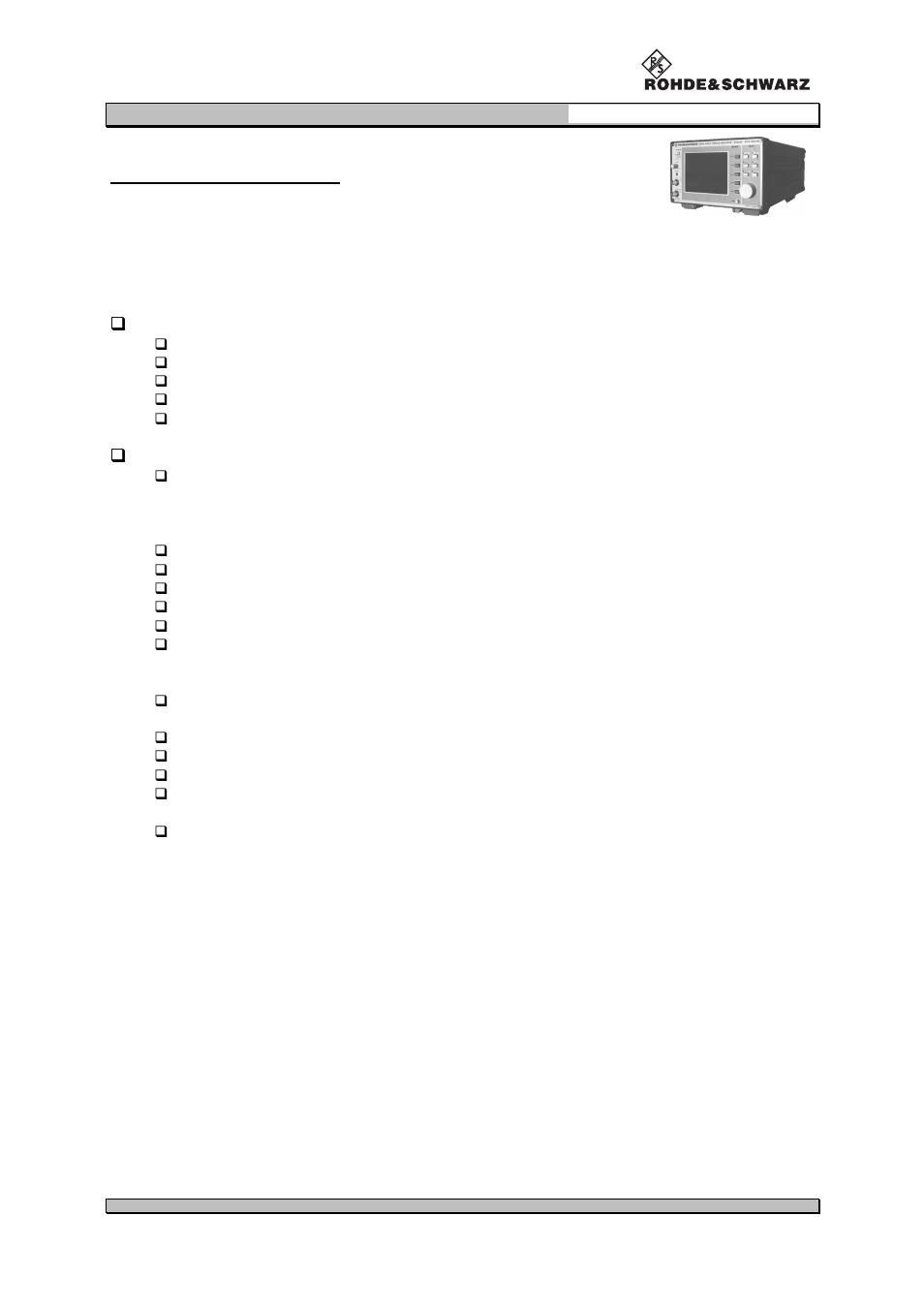 Application of the unit | Procom VOR/ILS Analyzer EVS200 User Manual | Page 12 / 68