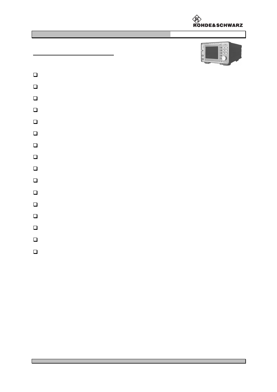 Characteristics of the unit | Procom VOR/ILS Analyzer EVS200 User Manual | Page 13 / 68
