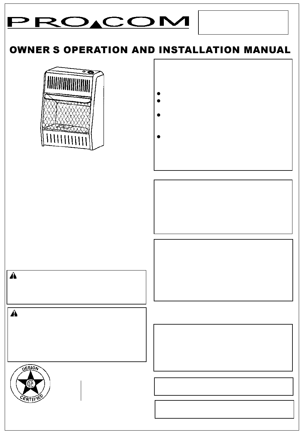 Procom MN060HBA User Manual | 23 pages