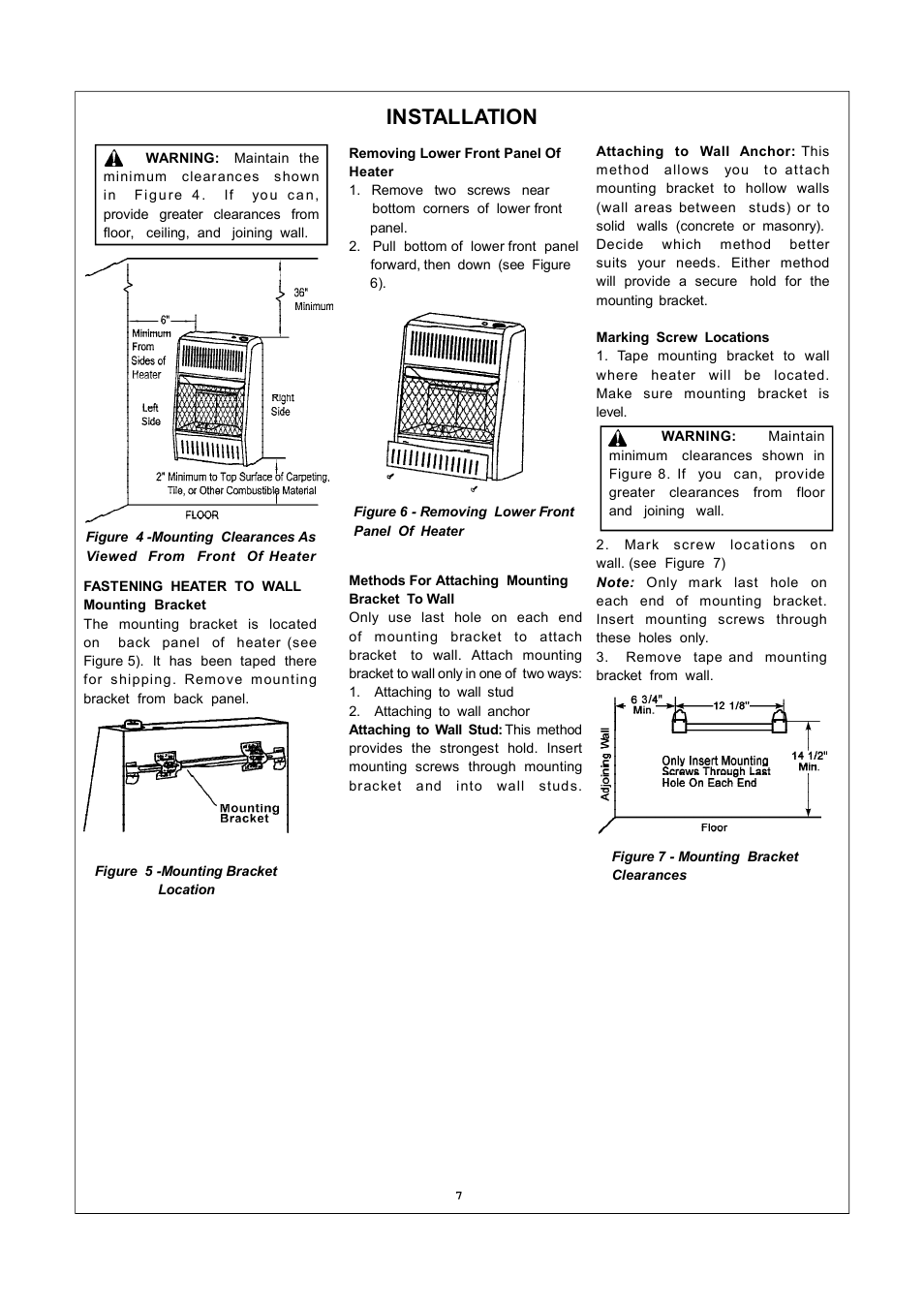 Installation | Procom MN060HPA User Manual | Page 7 / 23