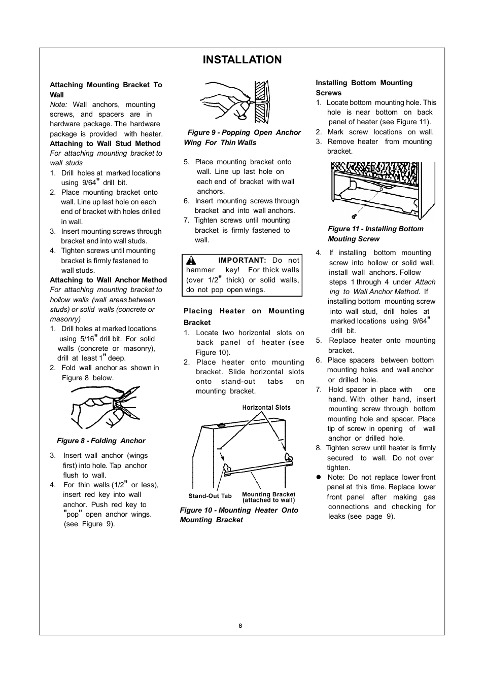 Installation | Procom MN060HPA User Manual | Page 8 / 23