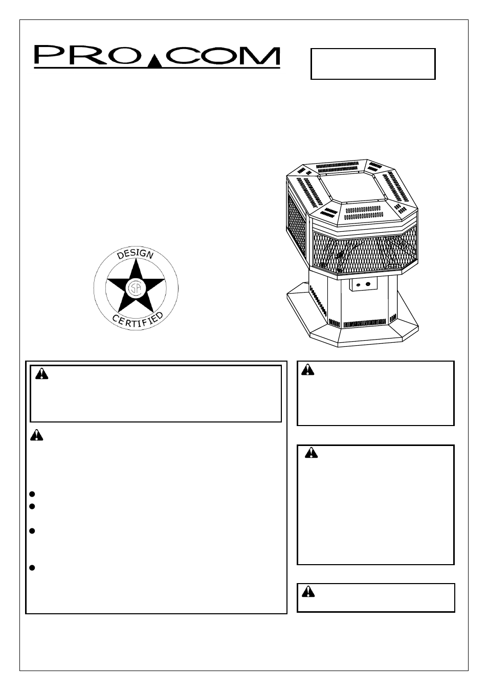 Procom AL500HYLA User Manual | 14 pages