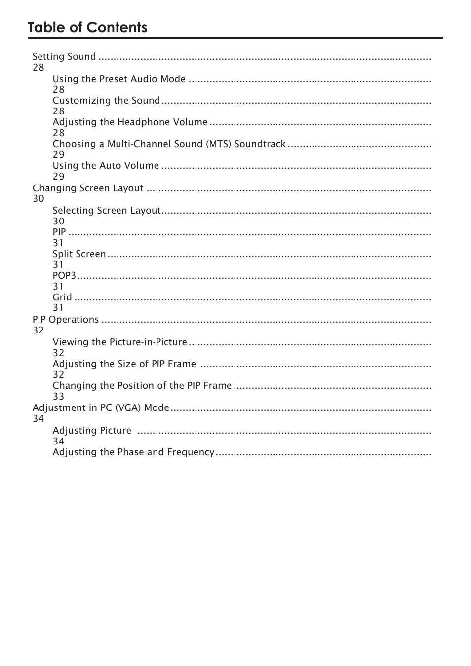 Primate Systems PDP TV User Manual | Page 3 / 47