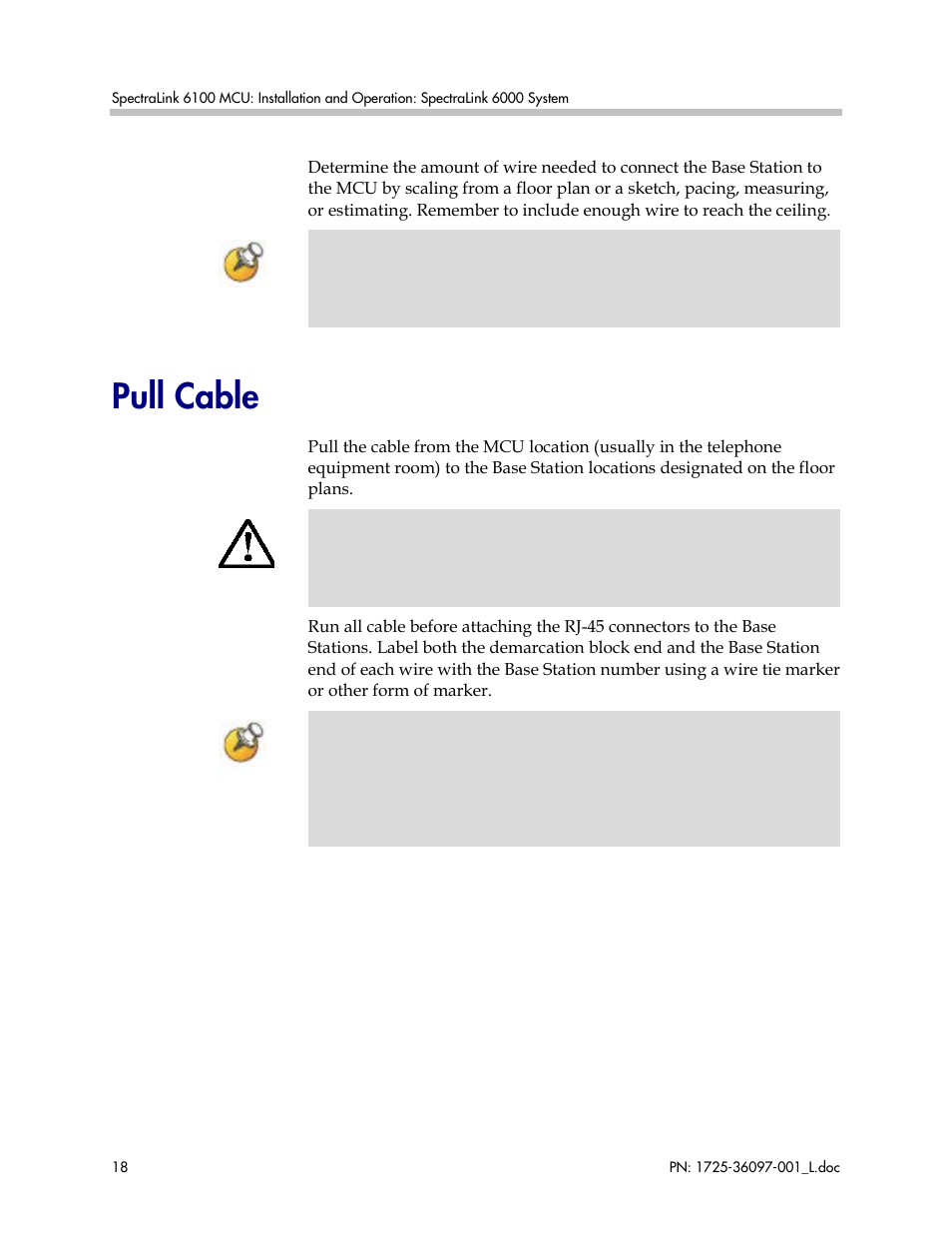 Pull cable | Polycom SpectraLink SCM408 User Manual | Page 18 / 64