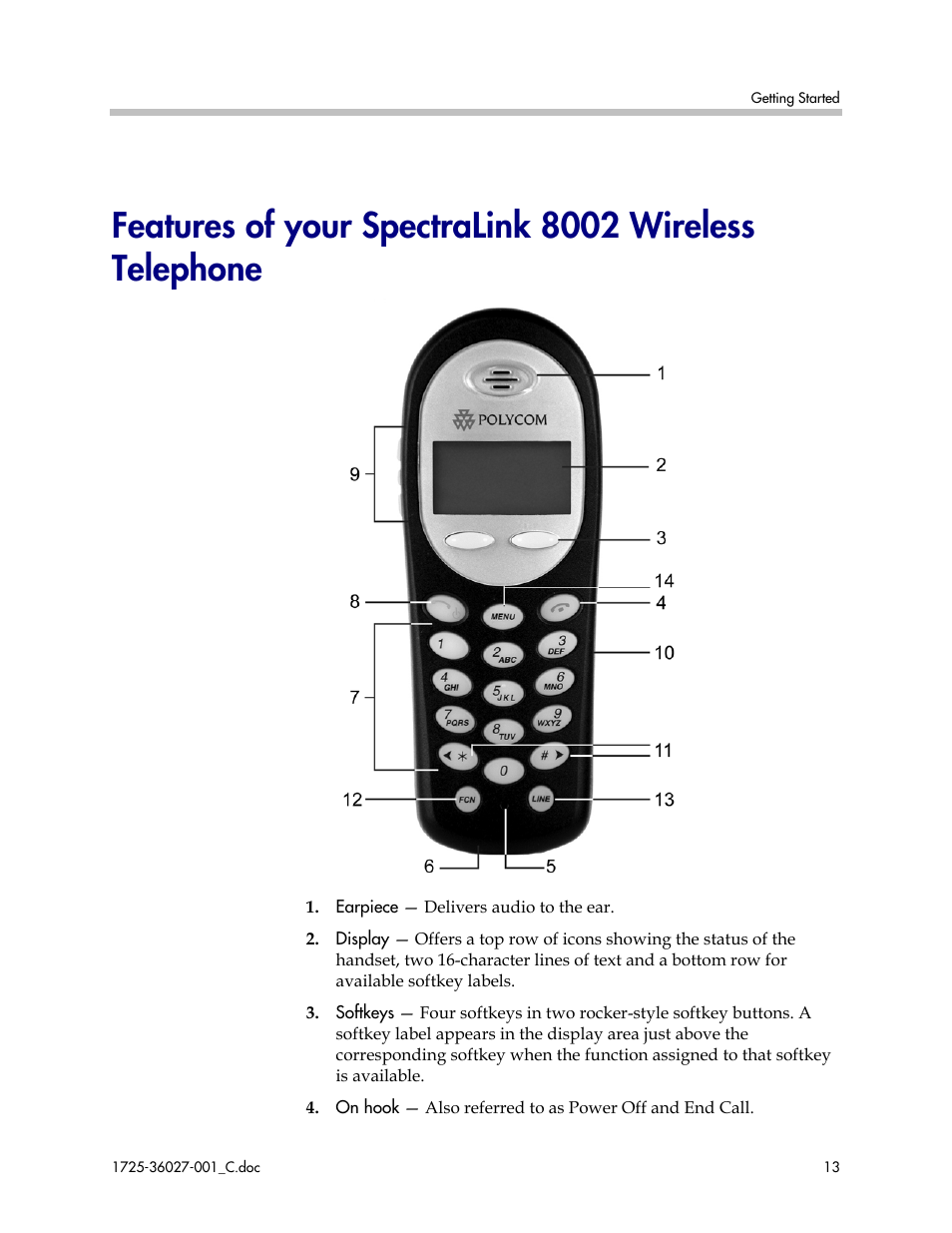 Polycom SpectraLink DCE201 User Manual | Page 13 / 53