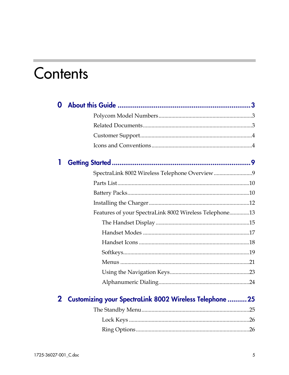 Polycom SpectraLink DCE201 User Manual | Page 5 / 53