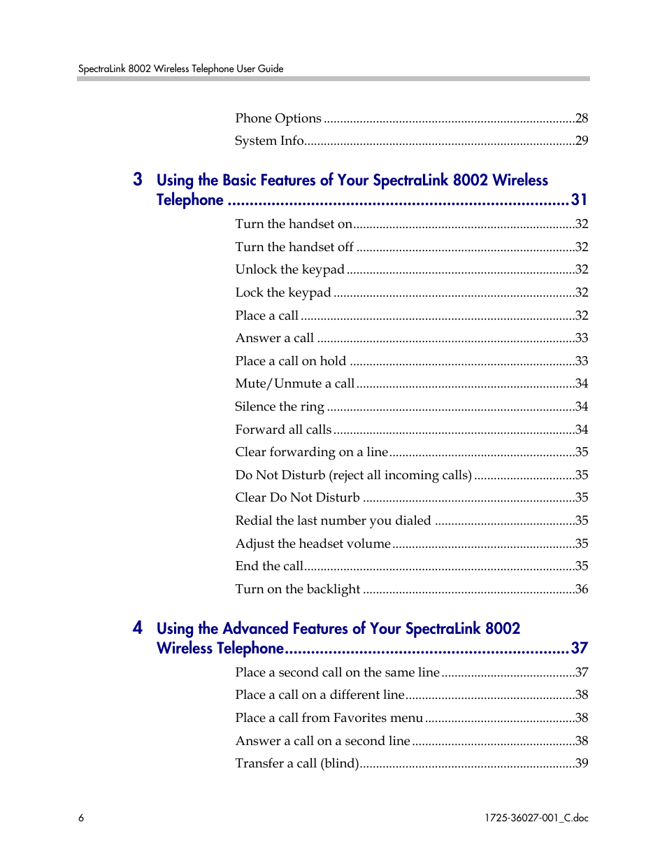 Polycom SpectraLink DCE201 User Manual | Page 6 / 53