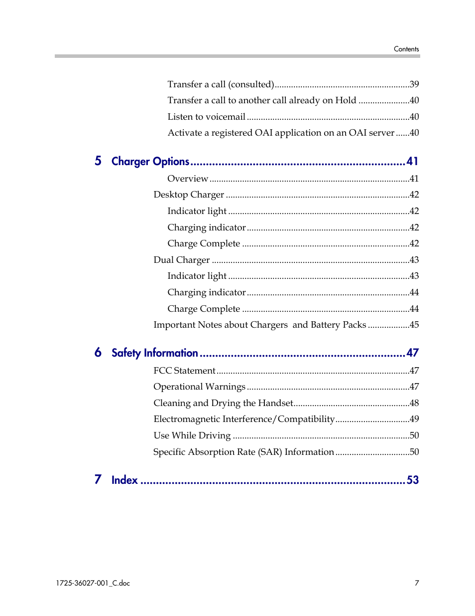 Polycom SpectraLink DCE201 User Manual | Page 7 / 53