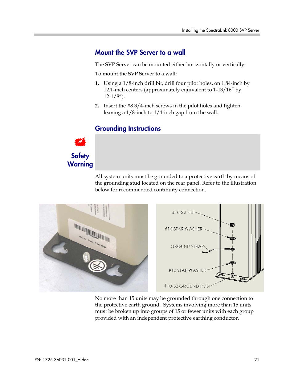 Polycom SVP010 User Manual | Page 21 / 51