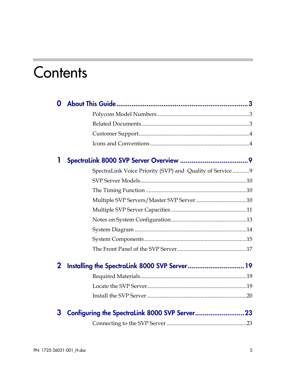 Polycom SVP010 User Manual | Page 5 / 51