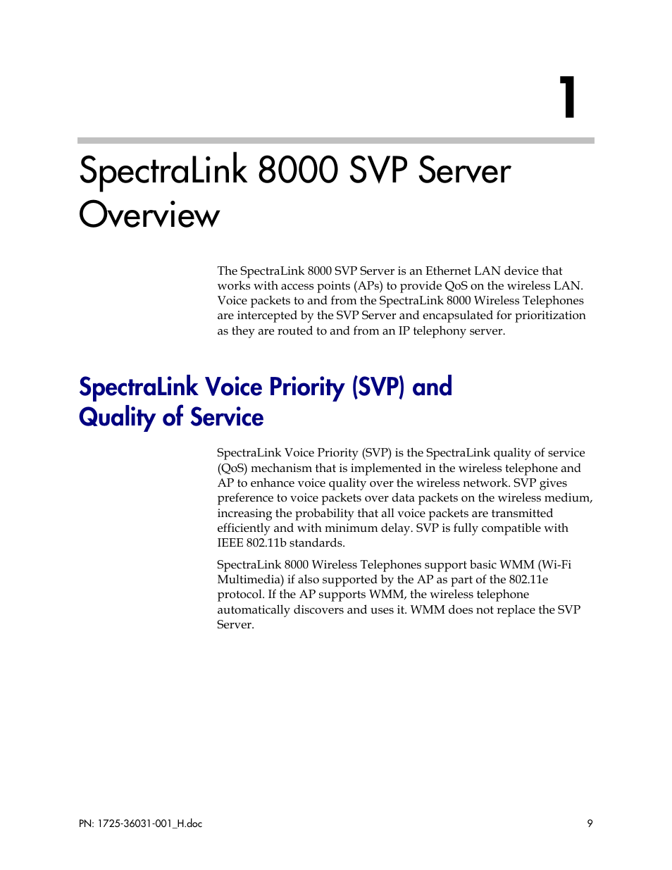 Spectralink 8000 svp server overview | Polycom SVP010 User Manual | Page 9 / 51