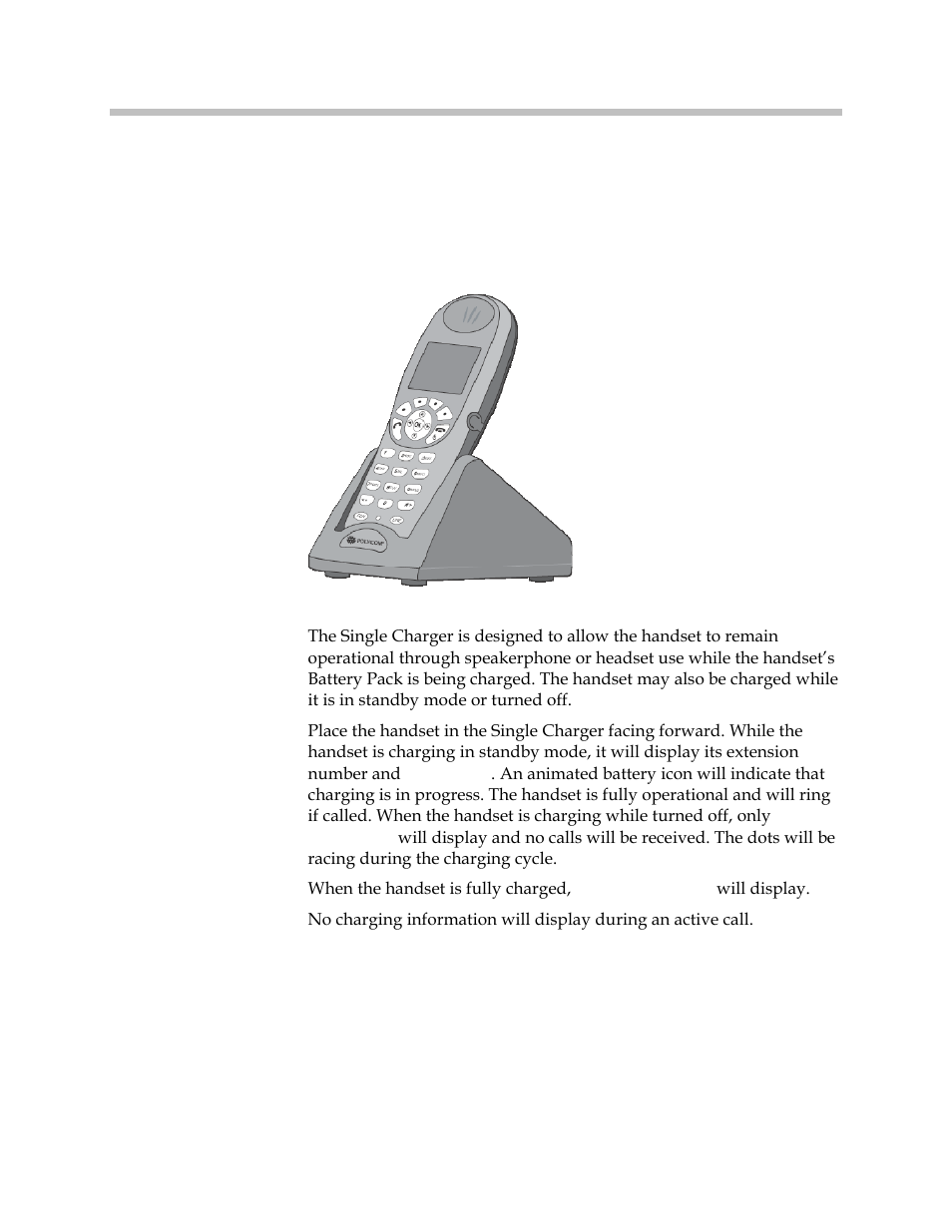 Single charger | Polycom SpectraLink 1725-36203-001 User Manual | Page 51 / 65