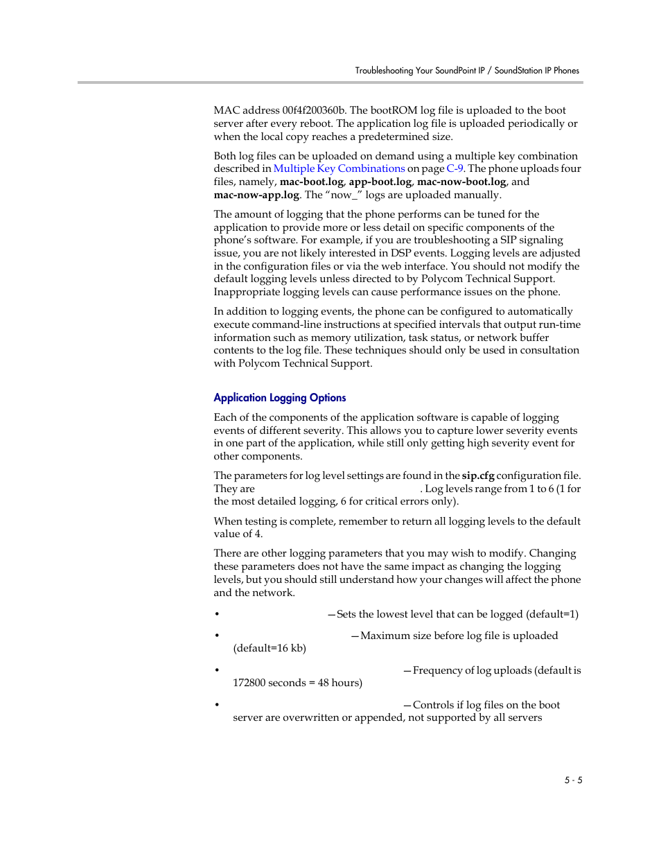 Polycom SOUNDPOINT SIP 2.2.0 User Manual | Page 103 / 254