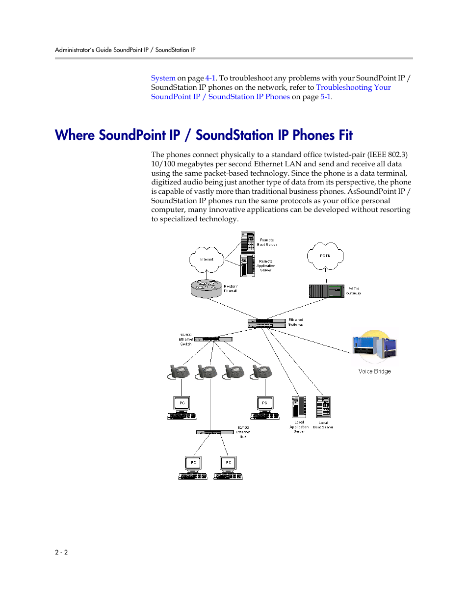 Where soundpoint ip / soundstation ip phones fit | Polycom SOUNDPOINT SIP 2.2.0 User Manual | Page 18 / 254