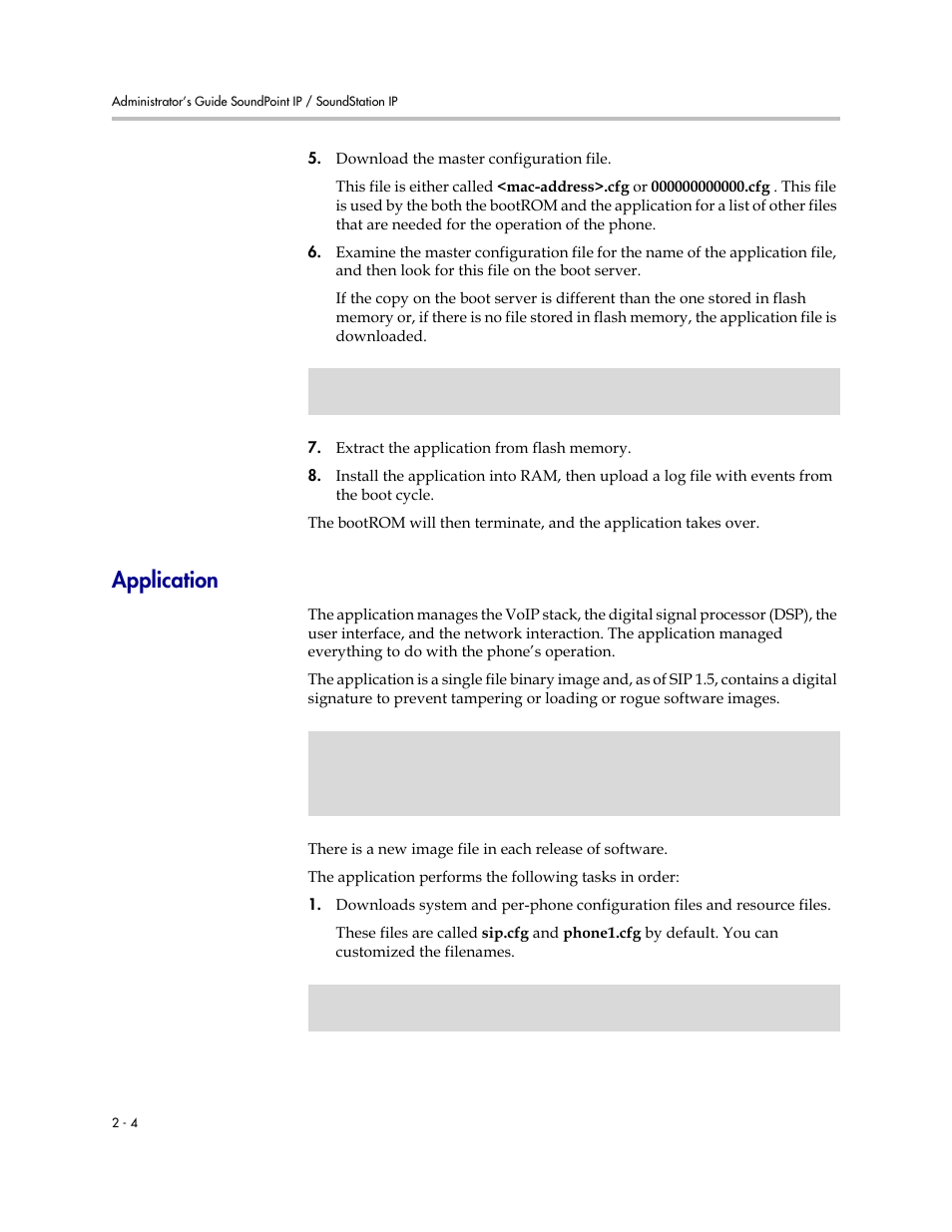 Application, Application –4, Software | Polycom SOUNDPOINT SIP 2.2.0 User Manual | Page 20 / 254