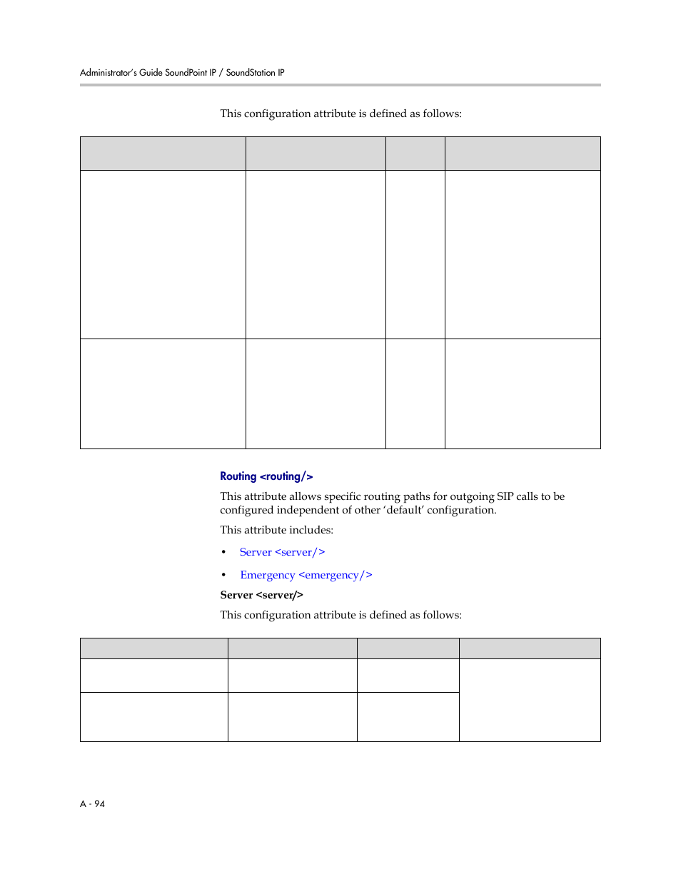 Routing <routing | Polycom SOUNDPOINT SIP 2.2.0 User Manual | Page 206 / 254