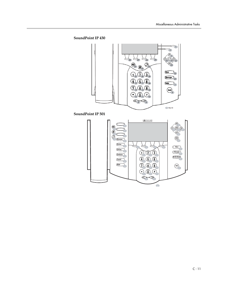 Miscellaneous administrative tasks c - 11 | Polycom SOUNDPOINT SIP 2.2.0 User Manual | Page 235 / 254