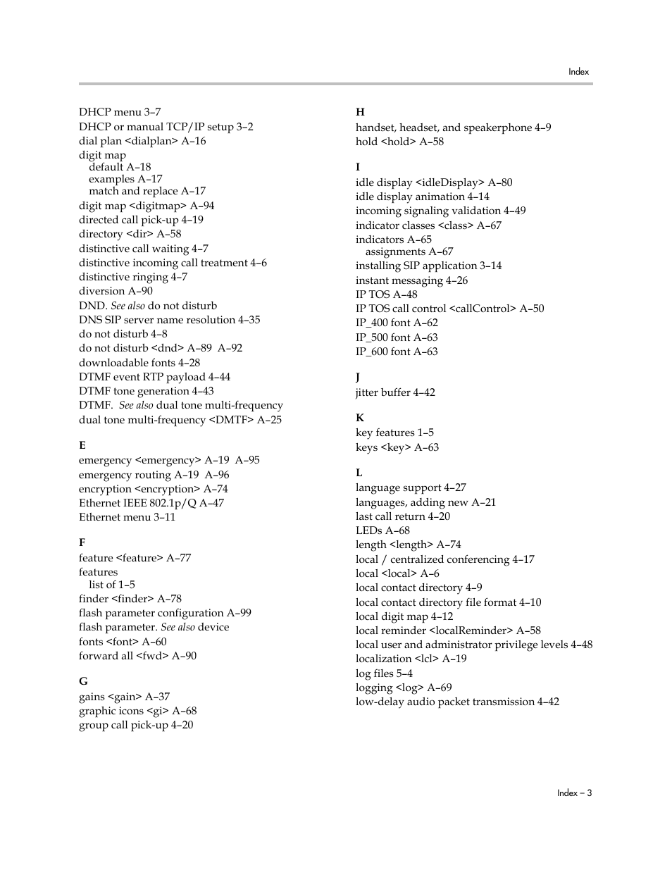 Polycom SOUNDPOINT SIP 2.2.0 User Manual | Page 251 / 254