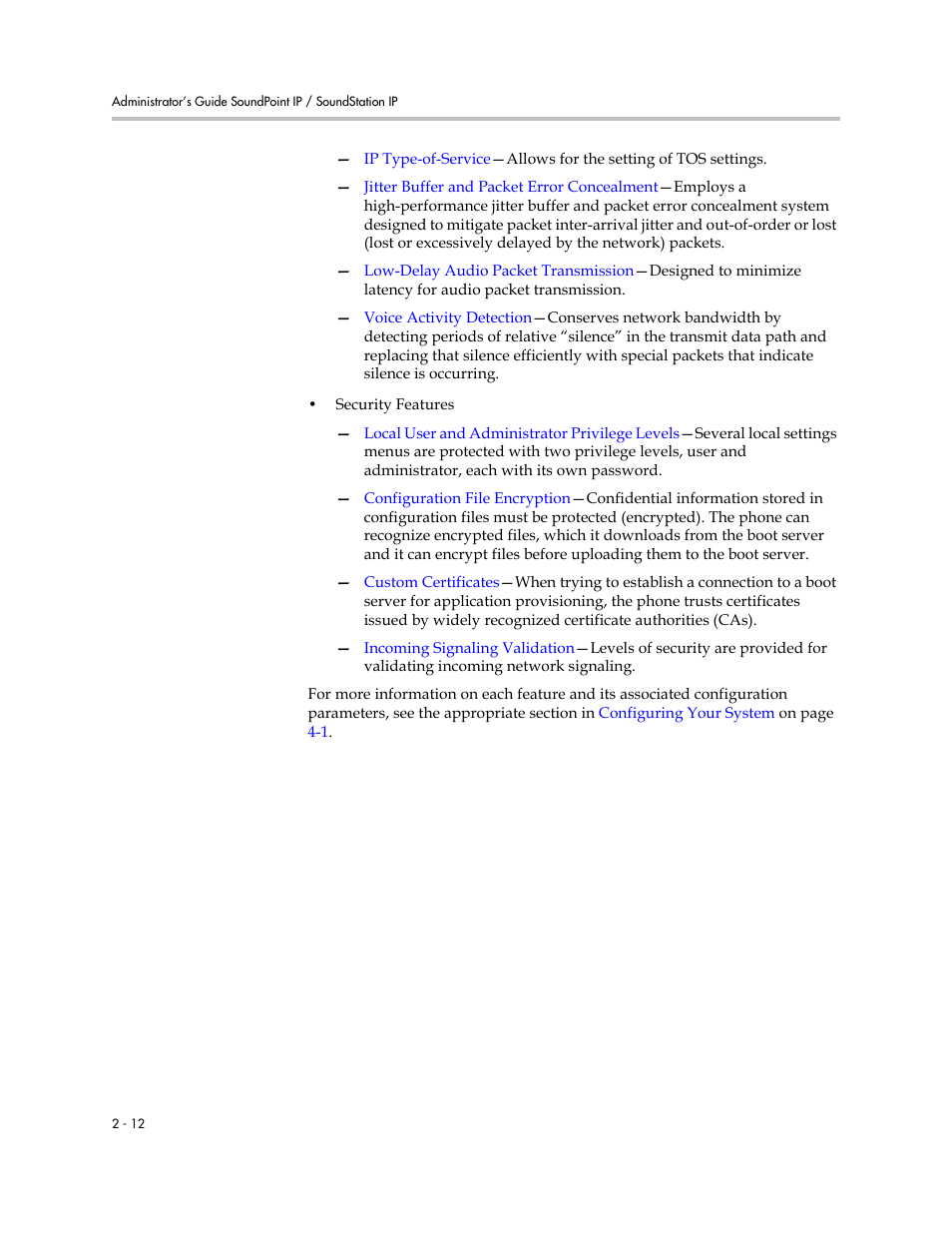 Polycom SOUNDPOINT SIP 2.2.0 User Manual | Page 28 / 254