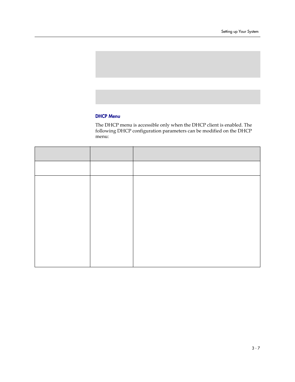 Dhcp, Menu, Dhcp menu | Polycom SOUNDPOINT SIP 2.2.0 User Manual | Page 35 / 254