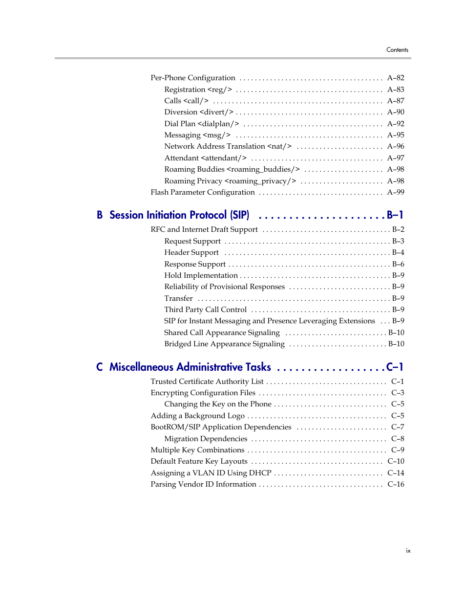 Polycom SOUNDPOINT SIP 2.2.0 User Manual | Page 9 / 254