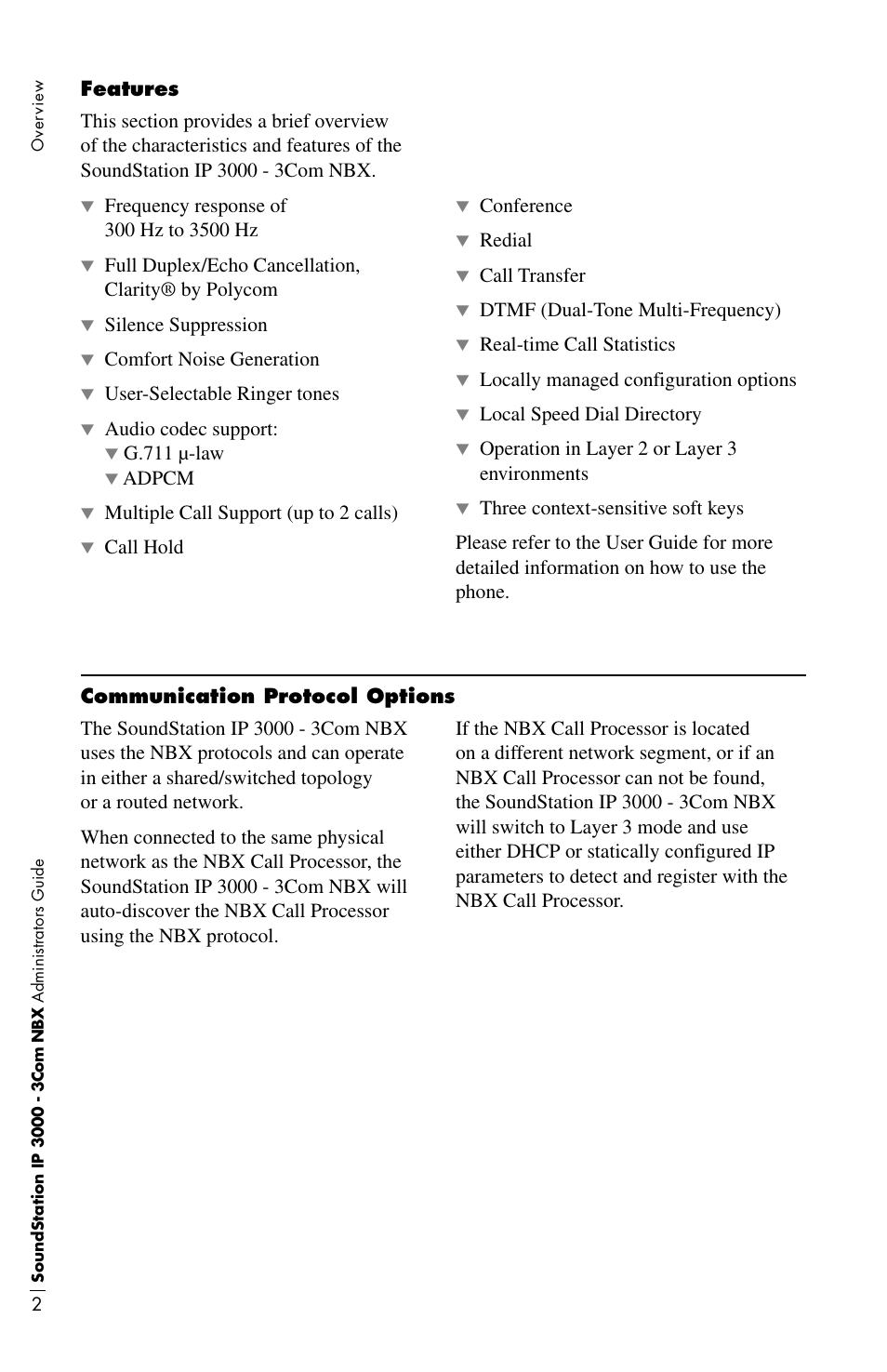 Polycom IP3000-3COM User Manual | Page 6 / 20