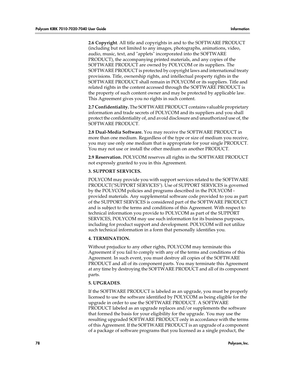 Polycom KIRK 7010 User Manual | Page 77 / 82