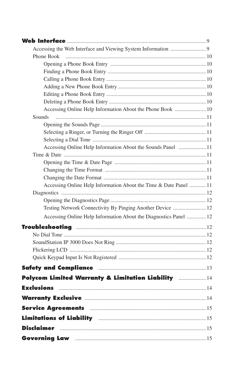 Polycom IP3000 User Manual | Page 3 / 20