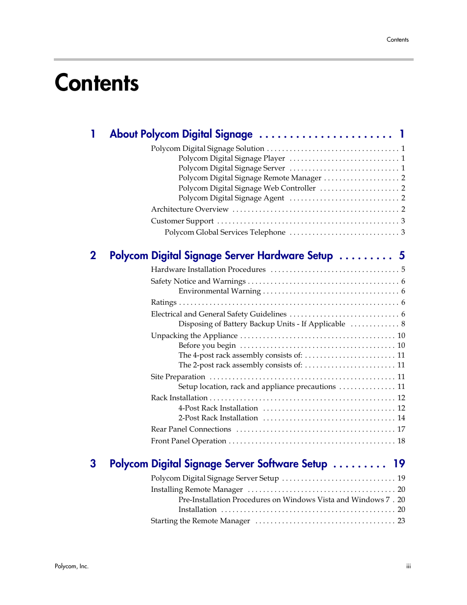Polycom PDS 725-78600-002A2 User Manual | Page 3 / 32