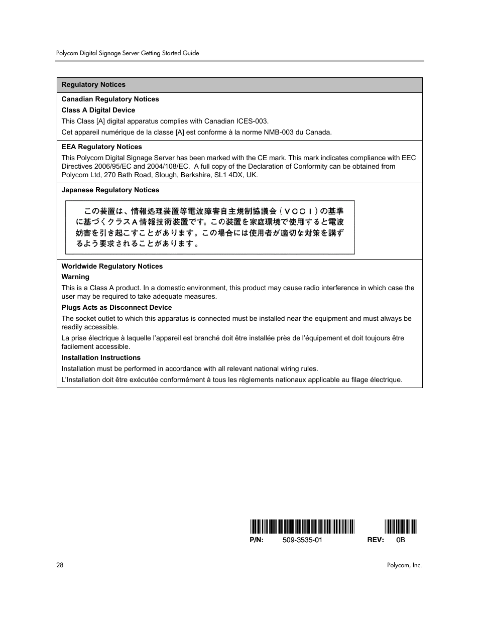 Polycom PDS 725-78600-002A2 User Manual | Page 32 / 32