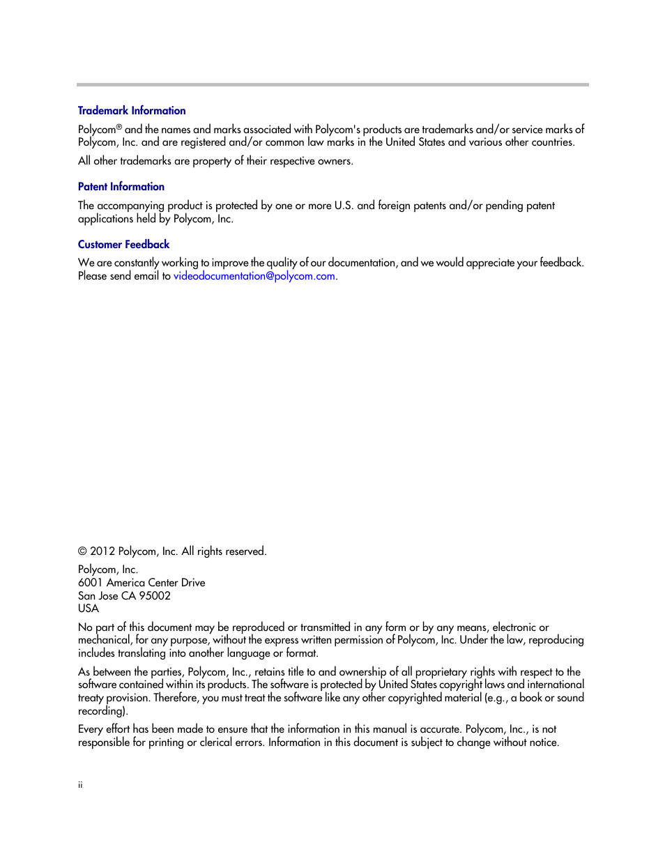 Polycom 3725-26470-004/A User Manual | Page 2 / 49