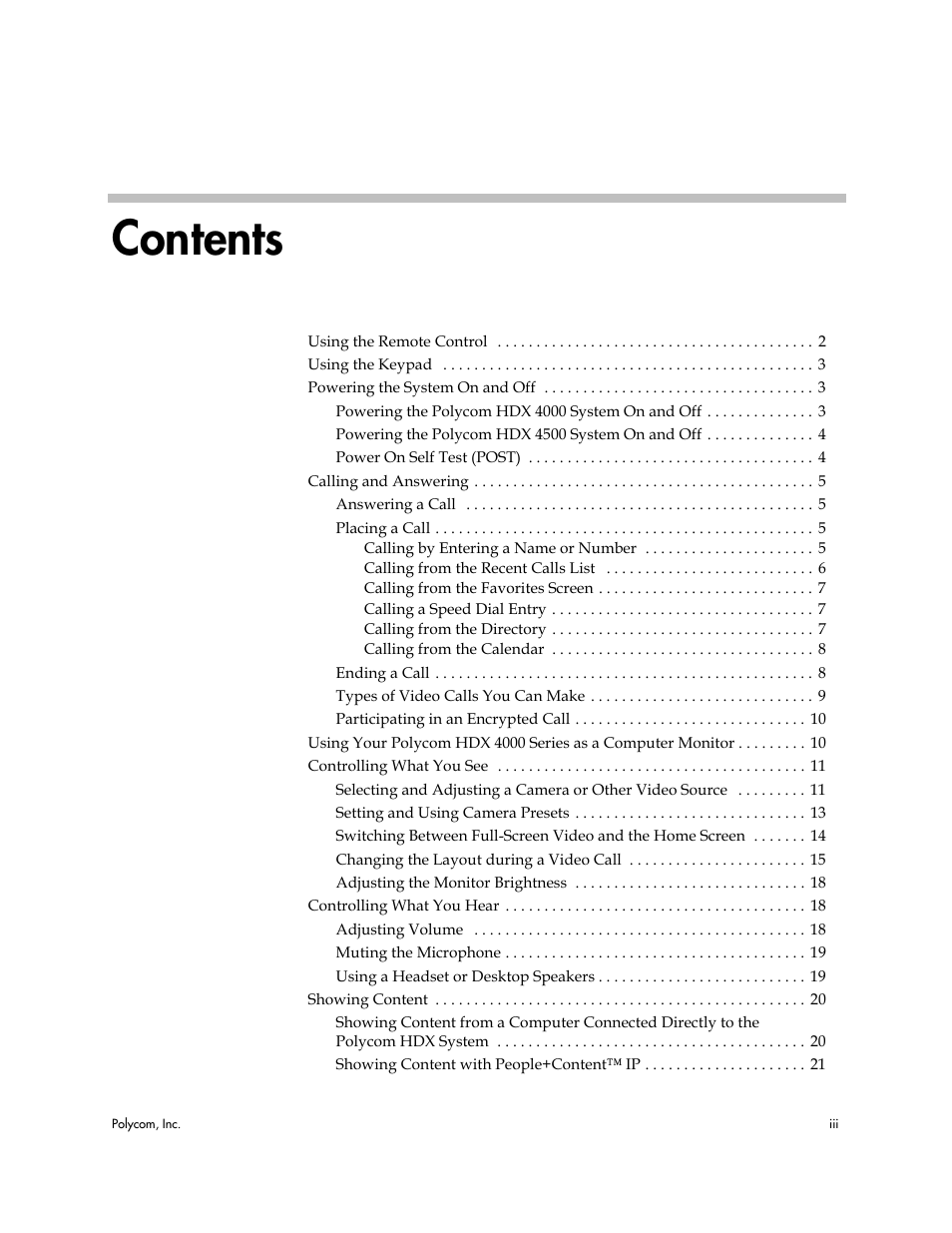 Polycom 3725-26470-004/A User Manual | Page 3 / 49